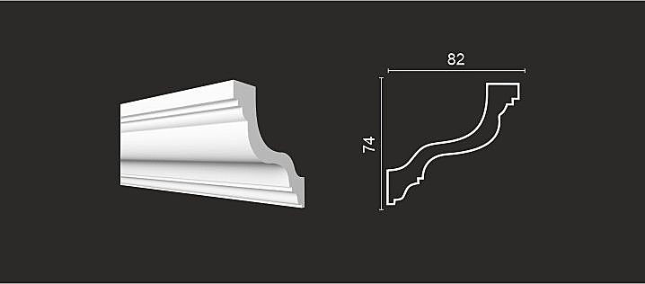 DD30/Карниз (74x82x2000мм)