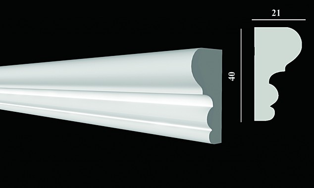 DD608/Молдинг (40х21x2000мм)