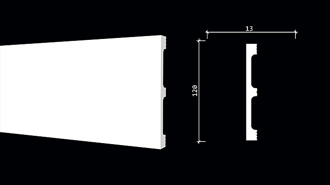 DD710/Плинтус (120х13x2000мм)