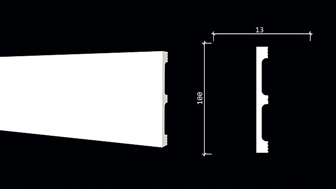 DD709/Плинтус (100х13x2000мм)