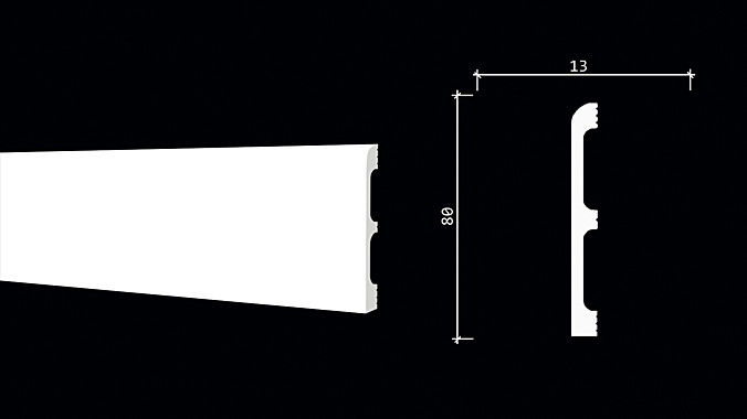 DD706/Плинтус (80х13x2000мм)