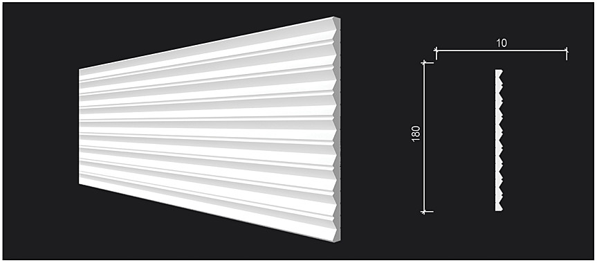 DD908(3m)/Панель (180х10х3000)