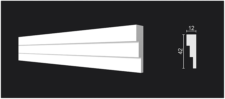 DD624/Молдинг (42х12x2000мм)
