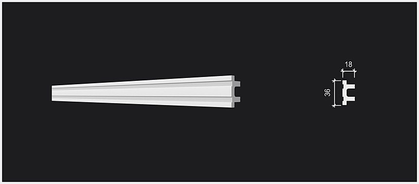 DD633/Молдинг (36х18x2000мм)