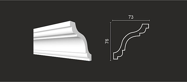 DD44/Карниз (76x73x2000мм)